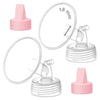 Maymom Pump Part Compatible With Spectra/Ameda Luna Pumps, Syngery Gold; Incl Wide Mouth Flange 18 Mm Valve; Not Original Spectr