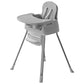 Portable Baby Highchair for Months Infants and Toddlers with 5 Point Harness Convertible Comfortable Seat for Cozy Eating Table 