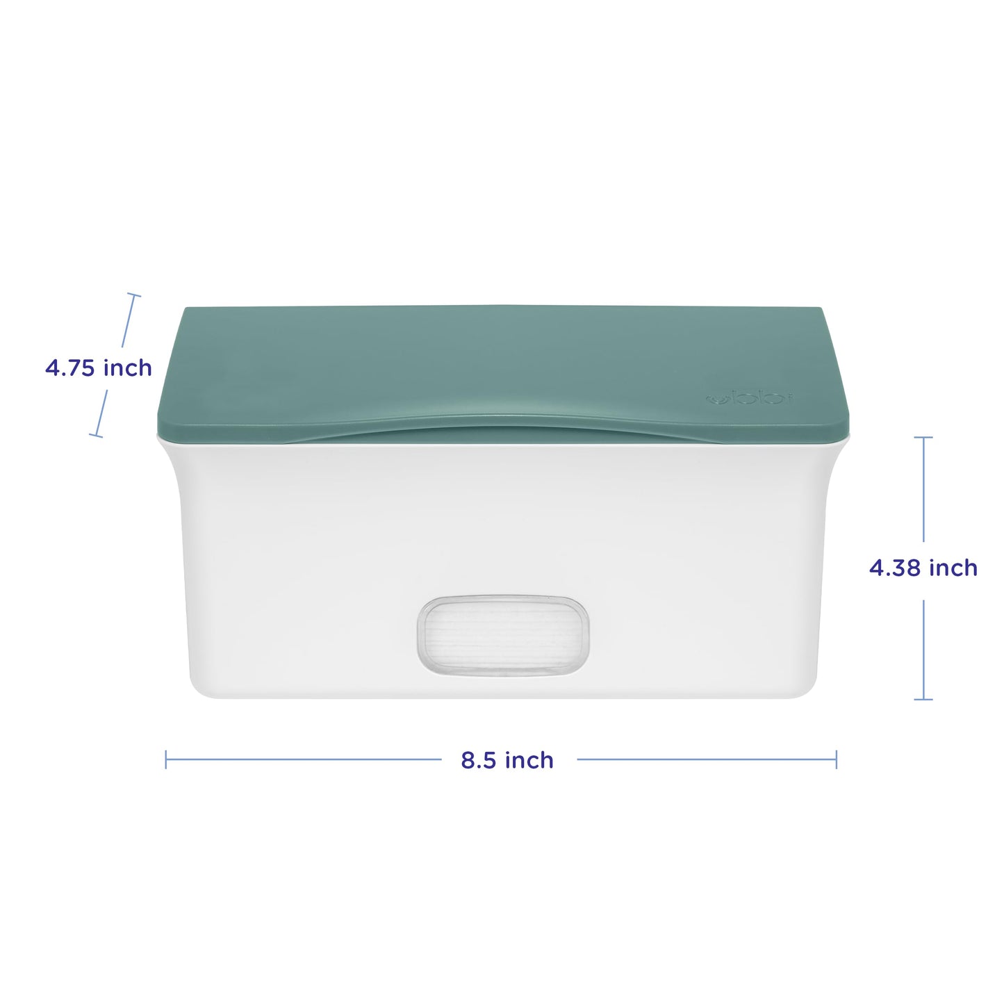 Ubbi Baby Wipes Dispenser With Weighted Plate And Secure Seal, Nursery And Baby Registry Essential To Keep Wipes Fresh, Open Wat