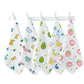 Closecret Muslin Bath Washcloths 100% Muslin Cotton 25 x 25 cm Extra Soft and Absorbent Hankies Baby Muslin Napkins for Boys Gir