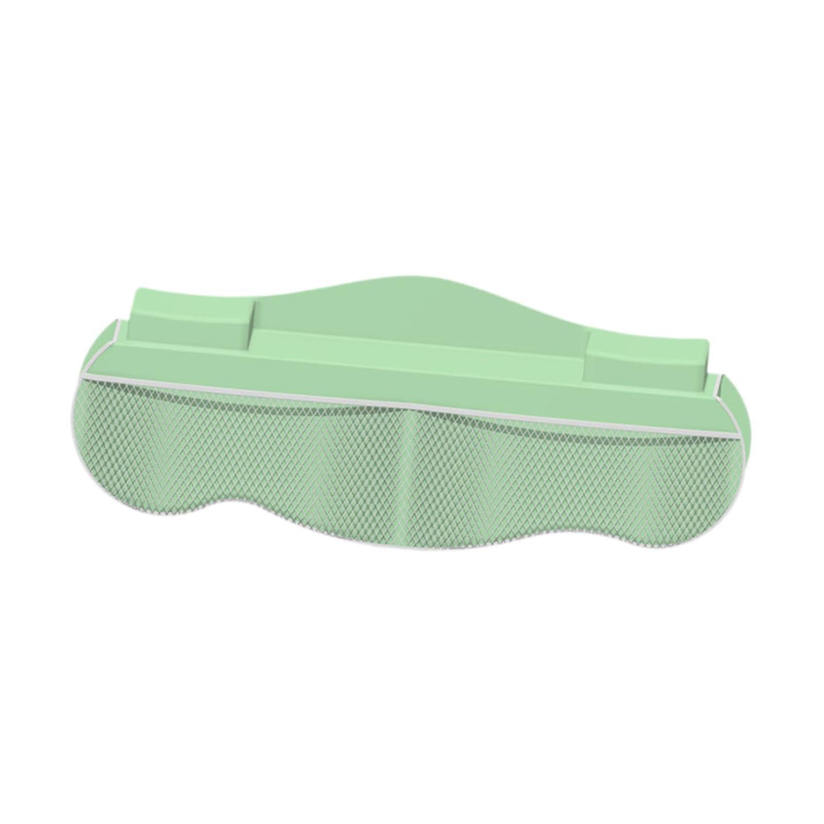 TRENDYNEST Bathtub Splash Guard with Mesh Pockets Accessory Bath Toy Organizer for Kids Green
