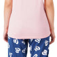 SEVNIX Pure Cotton Casual Printed and Checkered Sleepsuit for Girls (Pink, 89 Years)