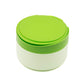 1Pc Empty Refillable Green Plastic Baby Skin Care Baby Bath Puff Container Kit Talcum Powder Case Storage Make-Up Loose Box Hold