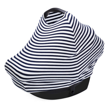 Multi-use Cover, White/Navy Stripes