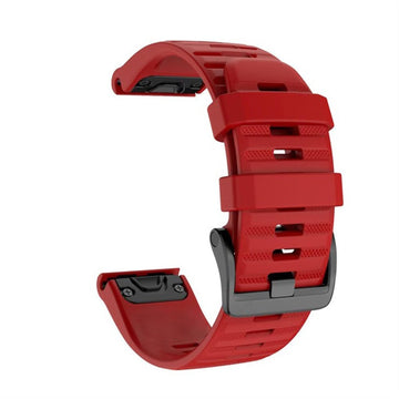 KAVJU 22 26mm Silicone WatchBand Strap For Coros VERTIX 2 Smart watch Quick Easy Fit Wristband Belt Bracelet Correa (Color : Red