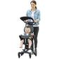 Calyrex Baby Stroller, Portable Compact Airport Stroller with Canopy Perfect for Airplane Travel, Lightweight Foldable CabinFri