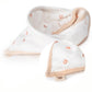 GigglyTots Innovative Pacifier Holder BibStop Pacifier from Falling Out Allowing Baby Easy RetractionNewborn Essentials Must Hav
