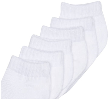 Luvable Friends Unisex Baby Newborn And Baby Socks Set, White, 0-6 Months