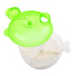 Accmor Baby Formula Dispenser for On-The-Go Feedings, Three-Compartment Non-Spill Formula Container to Go, Snack Milk Powder Dis