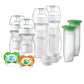 Playtex Baby Nurser Newborn Gift Set with Drop-Ins Bottle Liners, Closer to Breastfeeding, 4 Bottles (2x4 Oz, 2x8 Oz), 40 Liners