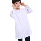 Toptie Kids Lab Coat For School Scientists Halloween Costume-White-8