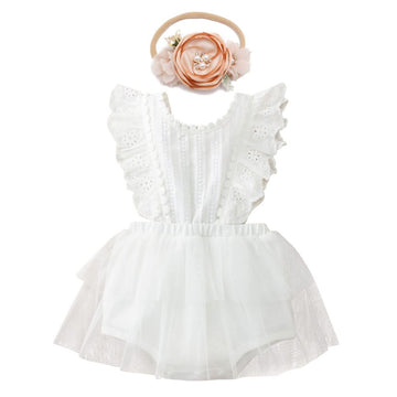 Baby Girls Boho Romper Dress 1St Birthday Cake Smash Outfit Girl Newborn Photography Infant Toddler Easter Dress Summer Jumpsuit