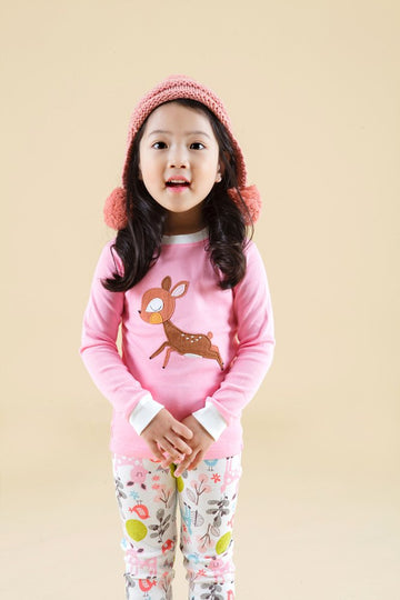 Vaenait Baby Kids Boys Girls Sleepwear Pajama 2Pcs Set Mini Bambi 12-18M/Xs