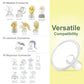 Maymom Myfit Crater Series 11Mm Two-Piece Design Small Breastshield Compatible With Medela Breast Pumps; Not Original Medela Pum