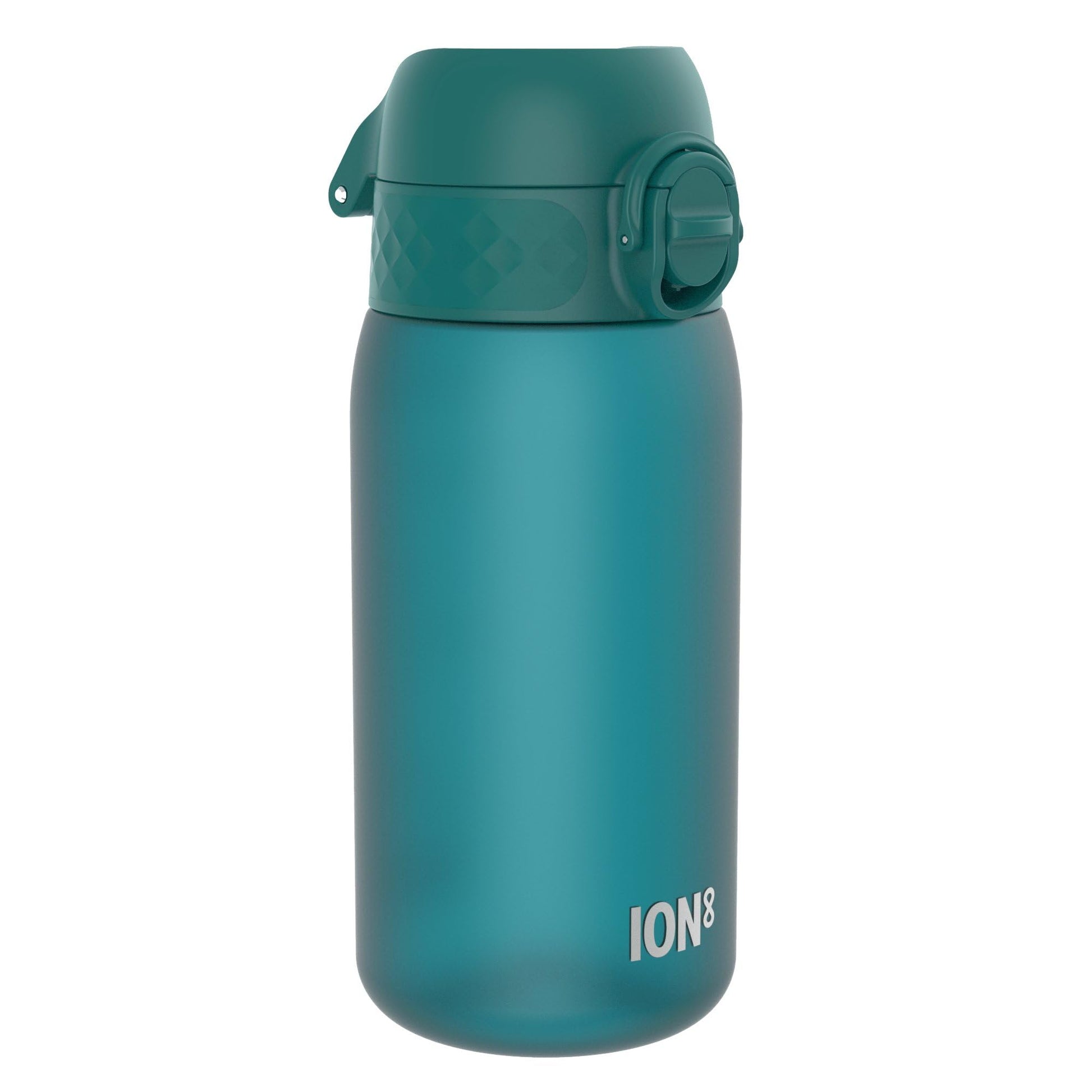 Ion8 Small Water Bottle, 350 ml/12 oz, Leak Proof, Easy to Open, Secure Lock, Dishwasher Safe, BPA Free, Carry Handle, Hygienic 
