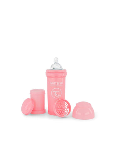 Twistshake Anti Colic Baby Bottles - Premium 260Ml/8Oz Bottles With 100Ml Milk Storage Container For A Comfortable Feeding Exper