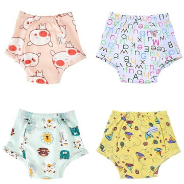 Snugkins Snug Potty Training PullUp Pants For Babies/Toddlers/Kids | 100% Pure Cotton | Washable & Reusable (Size 1, 12 Years)