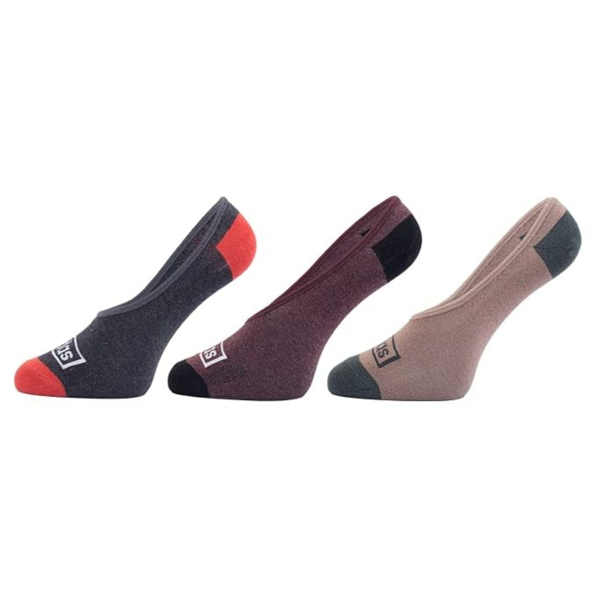 Adidas Unisex Original Flat Knit No Show Cotton Socks  3 Pairs (6N) (Ad0751) (Coll Navy/Black/Anthra Mel)