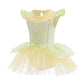 Dressy Daisy Infant Baby Girl Frog Princess Onesie Romper Dress Halloween Costume Bodysuit With Headband Size 12-18 Months