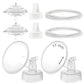 Maymom Pump Parts Compatible with Spectra S2 Spectra S1 Spectra 9 Plus Breastpump, 17mm Flange Valve Tubing Backflow Protector, 