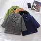 Mubineo Toddler Boy Girl Winter Basic Plain Trench Coat Warm Thick Coats (Brown, 5T)