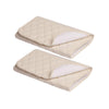American Baby Company 2 Pack Waterproof Quilted Lap And Burp Pad Cover Made With Organic Cotton Top Layer, 21' X 14'