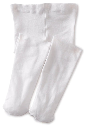 Jefferies Socks Baby Girls Pima Tight, White, 18-24 Months Us