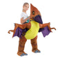 Hsctek Inflatable Dinosaur Costume Kids Boys Girls, Inflatable Blow Up Costume Riding Pteranodon Dinosaur Costume Child, Inflata