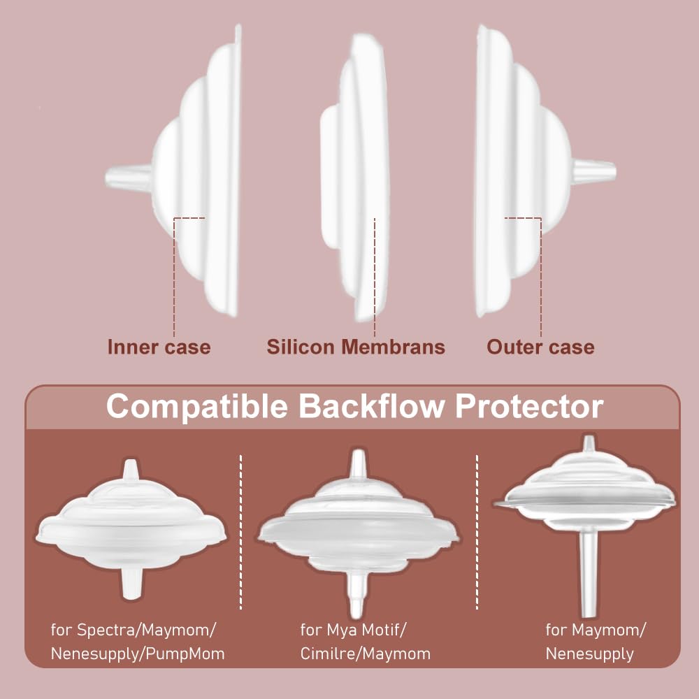 4Pcs Silicone Membrane Breast Pump Replacement Parts For Spectra S2, S1, 9 Plus, Synergy Gold,For Spectra Pump Accessories, Diap