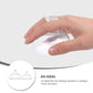 Exceart 2Pcs Mom Palm Cup Pressure Drum Massage Chest Percussion Cup Silicone Sputum Remover Infant Phlegm Sputum Cup Baby Suckl
