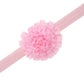 Akinoskids Light Pink Babygirl Elastic Rosset Headband (Akha1167Lp)