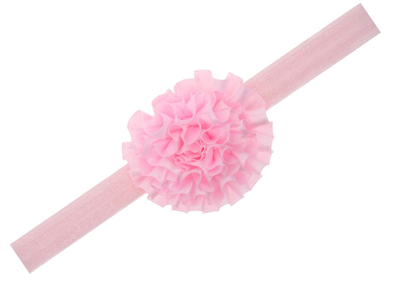 Akinoskids Light Pink Babygirl Elastic Rosset Headband (Akha1167Lp)