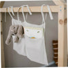 Jorzer Nappy Organisers, Hanging Storage Bag Crib Pocket Baby Bed Linen Bedside Multifunctional Organizer for Diaper Cot Toy 50.