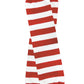 Red & White Stripe Baby Leg Warmers For Boys And Girls By Judanzy, One Size