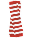 Red & White Stripe Baby Leg Warmers For Boys And Girls By Judanzy, One Size