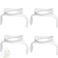 Replacement Bottle Handles Compatible With Avent Anti-Colic Airfree Vent Baby Bottles Series (White, 4 Pack)