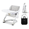 Feed Me 3-in-1 Travel High Chair Booster Seat for Infants and Toddlers - Transitional, Compact & Fits Any Chair, Swivel Tray, Sh