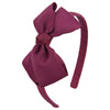 7Rainbows Cute Burgundy Bow Headband for Girls Toddlers.