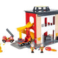 BRIO 33833 World Central Fire Station - Interactive Toy Set with Fire Truck and Accessories | Light and Sound Features | Compati