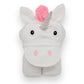 Yikes Twins Hooded Baby Towel For Kids 2-8 | Large 100% Cotton Baby Towel For Girls Or Boys In White | Cute Unicorn Bath Towels