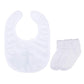 Infant Baby Boys ' Girls ' Christening Baptism Embroidered Cross Bib And Socks For Outfits