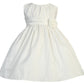 Baby-Girls Sweet Kids Pleated Taffeta Dress 18M Lg Off White (Sk B355)