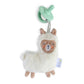 Itzy Ritzy Pacifier & Lovey Set - Includes Silicone Pacifier with Stuffed Animal Lovey - Detachable Plush Llama Binky Holder & C