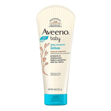 Aveeno Baby Daily Moisture Lotion For Delicate Skin With Natural Colloidal Oatmeal Dimethicone Hypoallergenic Fragrance Phthalat
