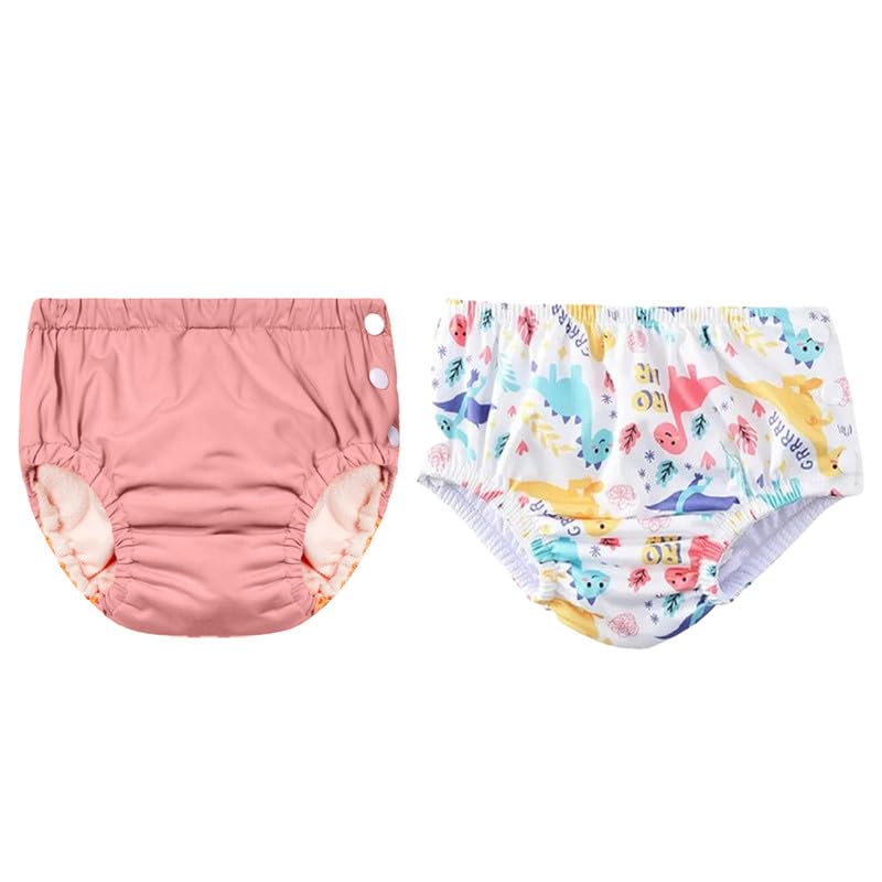 Ineffable Reusable Swim Diaper Pants | Unisex Baby Swimwear | Adjustable & LeakProof | 036 Months | Color 39