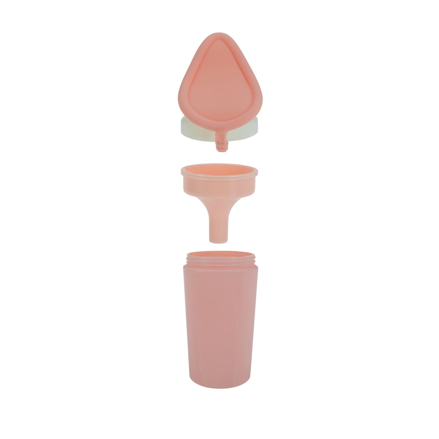 Nuby Girl'S Travel Urinal, Ergonomic Funnel Design, Leak-Proof Portable Potty For Toilet Training, Compact Kids Travel Essential