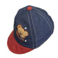 Eazylayers Baby Boys & Girls Denim Cotton Baseball Cap  Soft & Comfortable Sun Protection Hat For Newborns (03 Months), Red