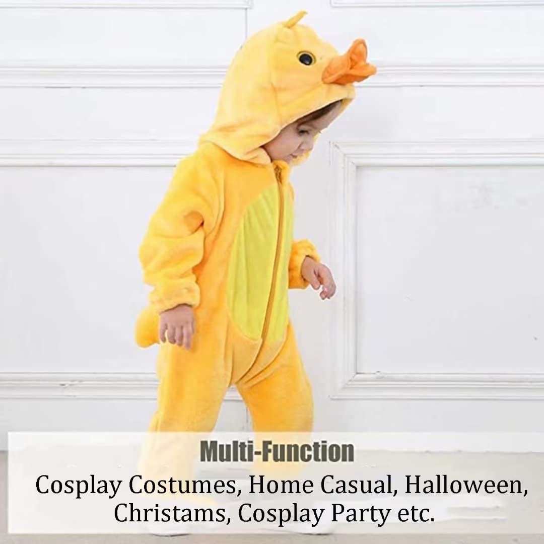 Baby Duck Costumes Unisex Toddler Outfit Halloween Dress Up Romper 12-18 Months