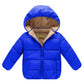 Baby Girls Boys' Winter Fleece Jackets With Hooded Toddler Cotton Dress Warm Lined Coat Outer Clothing (Sapphire, 2-3T)
