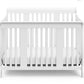 Storkcraft Tuscany 4-In-1 Convertible Crib (White) - Easily Converts To Toddler Bed, Day Bed Or Full Bed, 3 Position Adjustable
